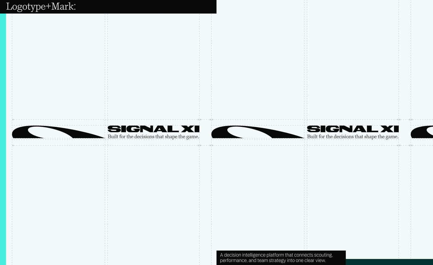 Signal XI logo construction grid